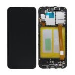 DISPLAY LCD FRAME SAMSUNG GALAXY A20E SM-A202 SM-A202F SCHERMO TOUCH VETRO NERO